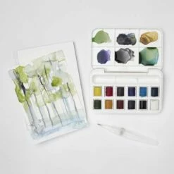 Winsor & Newton Cotman Watercolour Set With Brush Pen -GREATART Sales Winsor26amp3BNewtonCotmanWatercolourSetwithBrushPen 2