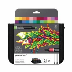Winsor & Newton Promarker 24 Piece Student Designer Set