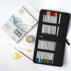 Winsor & Newton Studio Collection Watercolour Pencil Wallet -GREATART Sales Winsor26amp3BNewtonStudioCollectionWatercolourPencilWallet 2