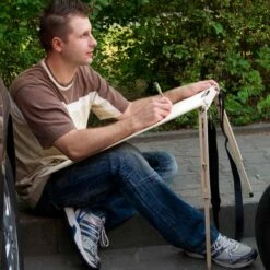 Wooden Drawing Board With Legs -GREATART Sales WoodenDrawingBoardwithLegs 5